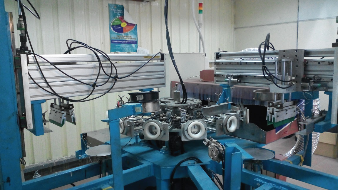 Semi Auto 2-sided Balloon Printing Machine
